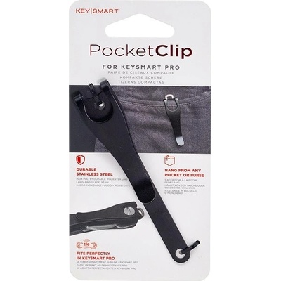 Klíčenka KeySmart Pocket Clip černý
