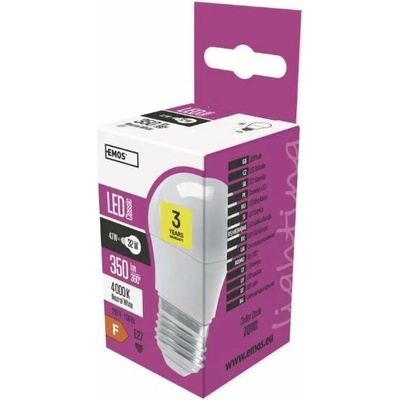 Emos LED žárovka Classic Mini Globe 4W E27 neutrální bílá 1525733406