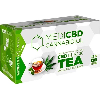 MEDICBD Čierny čaj s CBD 20 porcií