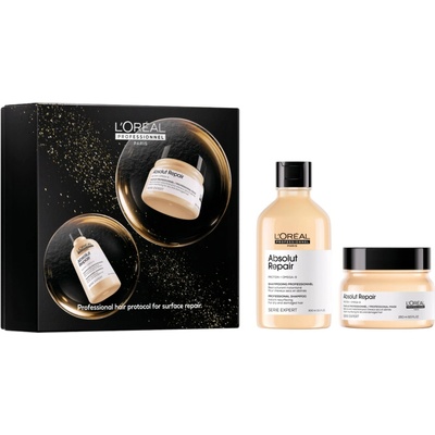 L'Oréal Professionnel Serie Expert Absolut Repair Vánoční sada šampon 300 ml + maska 250 ml dárková sada