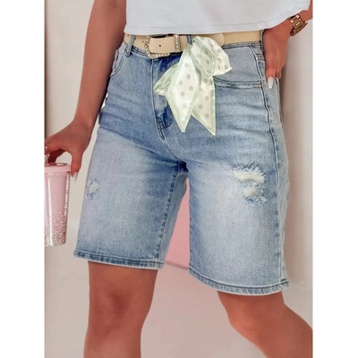 Dstreet dámské džínové kraťasy SHORTIVA SY0476 modrá světle