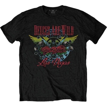 Aerosmith Риза Deuces Are Wild, Vegas Unisex Black 2XL (AEROTS05MB05)