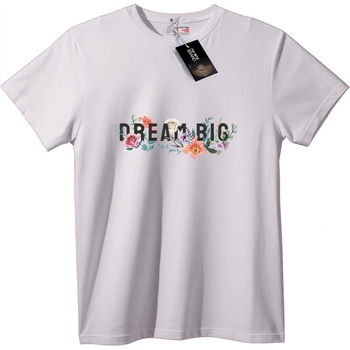 NOONEBRAND Тениска Мечтани цветя - S, White