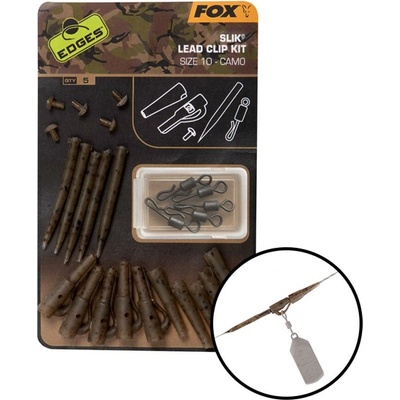 Fox Sada Edges Camo Slik Lead Clip Kit vel.10 – Zboží Mobilmania