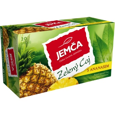 Jemča Zelený čaj s vůní ananasu 20 x 1,5 g