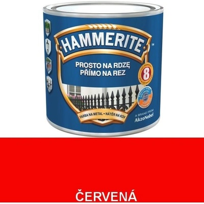 HAMMERITE hladký červený 0,7l