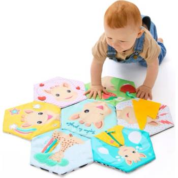 Софи жирафчето - Интерактивна книга-килимче 2-в-1 (s230863)