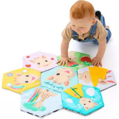 Софи жирафчето - Интерактивна книга-килимче 2-в-1 (s230863)