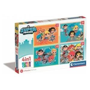 Clementoni DC Comics Superfriends puzzle 12-16-20-24pzs