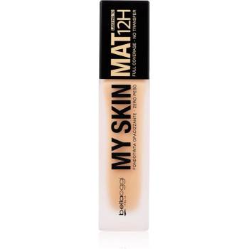 bellaoggi My Skin Mat 12H дълготраен матиращ фон дьо тен цвят Cool Nude 30ml