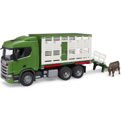 Bruder 03548 Auto Scania Super 560R Přepravník skotu model 1:16