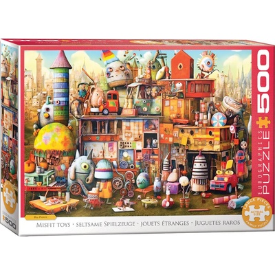 EUROGRAPHICS - Puzzle Misfit Toys 500 XXL - 500 piese