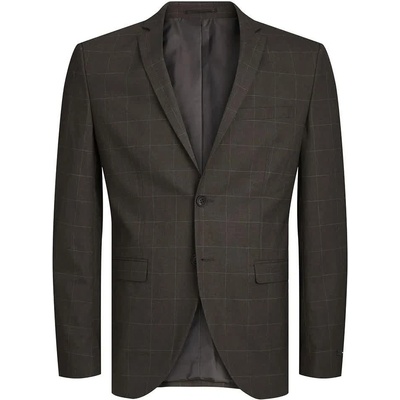 Jack & jones Сако Jack & jones Solaris Check blazer - Brown (Chocolate Torte / Checks Super Slim Fit)