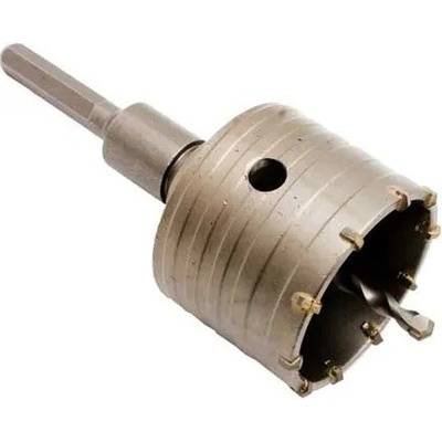 MAGG Příklepová vrtací korunka, průměr 75mm se stopkou 110mm šestihran PHT27075112
