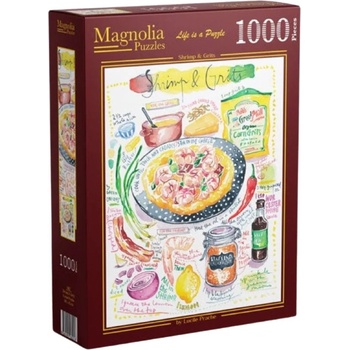 Magnolia Пъзел Magnolia от 1000 части - Вкусни скариди (3312)