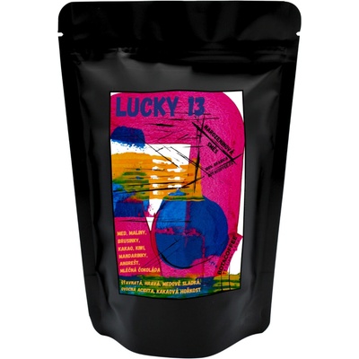 BotaCoffee Lucky 13 limitovaná kávová směs k 13. narozeninám pražírny Velmi jemně mletá český turek džezva 250 g