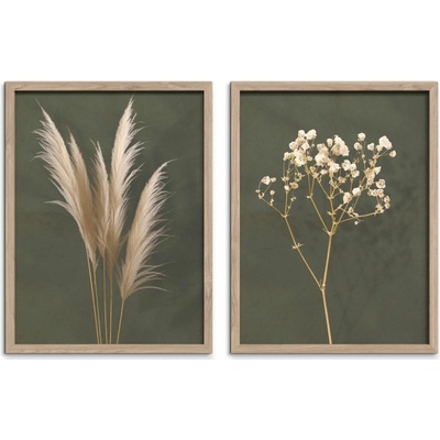 Obraz v ráme Boho, 40 × 30 cm, sada 2 ks, OB-14900