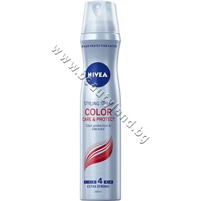 Nivea Лак за коса Nivea Styling Spray Color Care & Protect, p/n NI-86805 - Лак за боядисана коса с екстра силна фиксация (NI-86805)