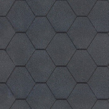 Shinglas Rock Hexagonal čierna