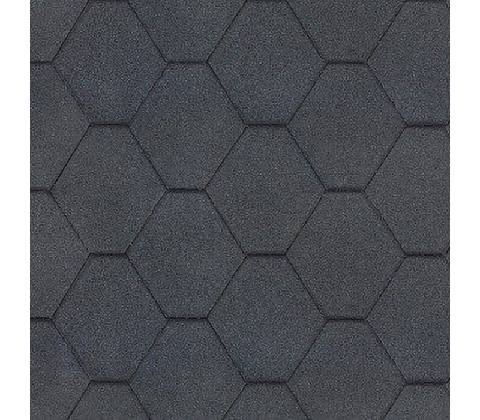 Shinglas Rock Hexagonal čierna 3 m²