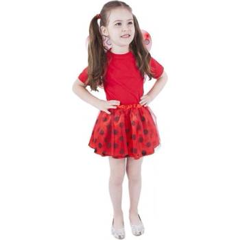 Rappa Детски костюм туту пола калинка с крила