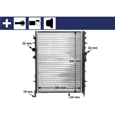 Chladič, chlazení motoru MAHLE CR 515 000S CR 515 000S