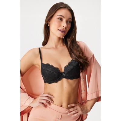 Orhideja Lingerie podprsenka Sweet s vyjímatelnými vycpávkami černá