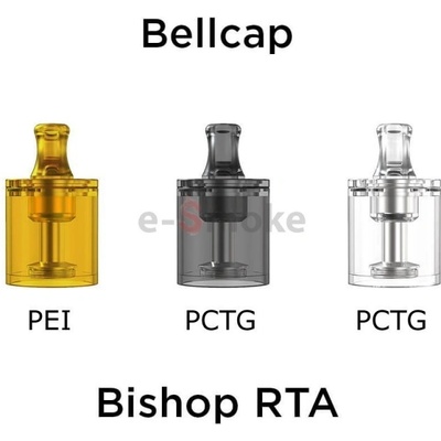 Ambition Mods Bishop MTL RTA Bell cap transparentná priehľadný