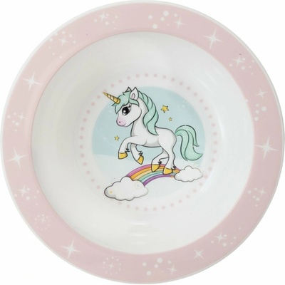 STOR Hluboký tanier Jednorožec Rainbow 16 cm