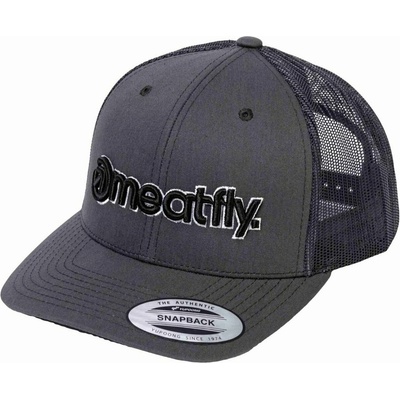 Meatfly шапка MF Logo Trucker Черна / Тъмносива | Сива | Размер Meatfly | Siv | МЪЖЕ | ЕДИН РАЗМЕР