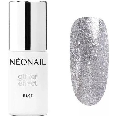 NeoNail báza Glitter effect Silver Twinkle 7,2 ml