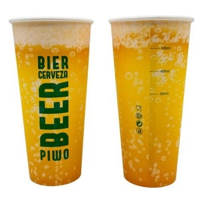 Jopka BIO pohár 500 pivo papier 50