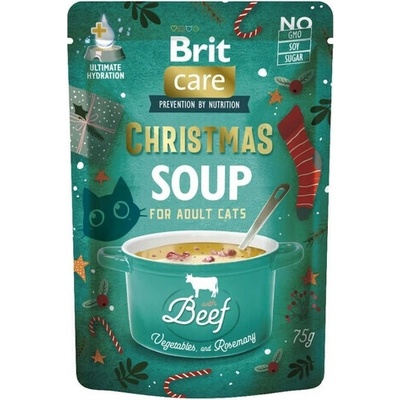 BRIT Care Cat Christmas Soup Mix příchutí 6x75 g