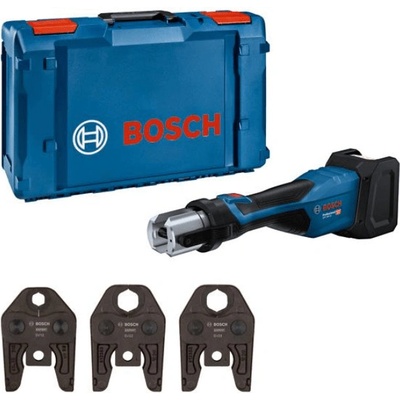 BOSCH GPT 18V-32 + celisti SV - Akumulátorové lisovací klešte bez akumulátoru a nabíjecky - 06019M2102