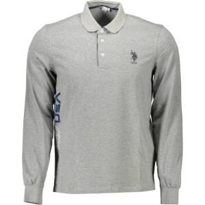 U. S. POLO Мъжка риза с дълъг ръкав us polo, Цвят Сиво (60633-49969_grigio_188)