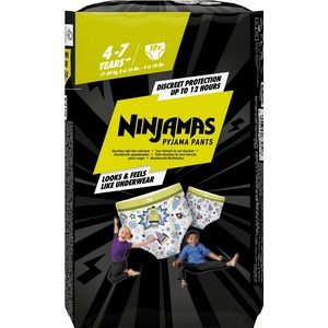 Pampers Ninjamas пижама нощници размер 7 10 броя място