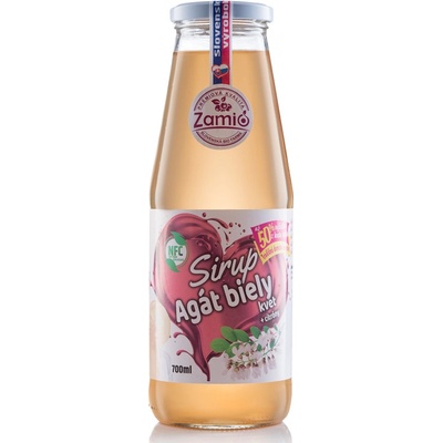Zamio sirup agát a biely kvet s citrónovou šťavou 0,7 l