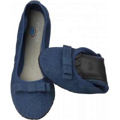 Scholl Pocket Ballerina DENIM baleríny – Zboží Mobilmania