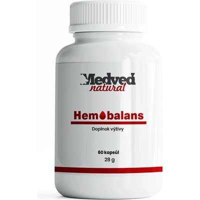 Medveď natural Hemo balans 60 kapsúl