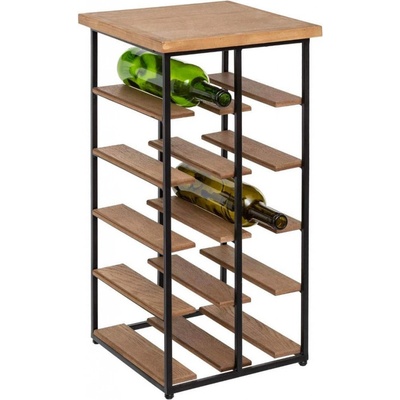 Atmosphera Stojan na víno BAKOS, 30 x 30 x 60 cm, na 10 lahví – Zboží Dáma