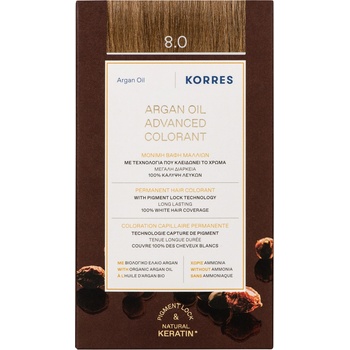 KORRES Боя за коса с арганово масло, 8.0 Светлорусо