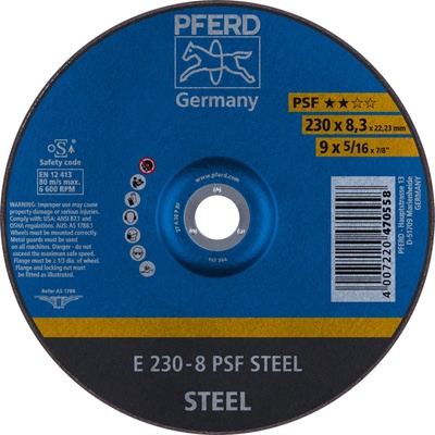 Pferd Brusný kotouč 230 x 8,3 x 22,23 mm 4007220470558