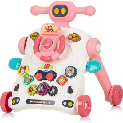 Chipolino Car 3v1 pomôcka na chodenie Pink