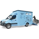 Bruder 2674 MB Sprinter Přeprava koní s figurkou koně