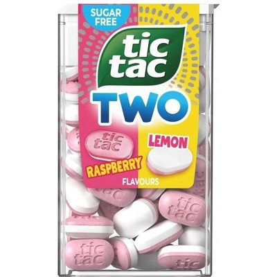 Tic Tac Two dražé s malinovou a citronovou příchutí 38,5 g