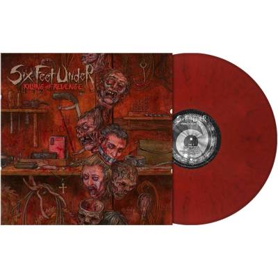 Six Feet Under - Killing For Revenge (Special Edition) (Crusted Blood Marbled Coloured) (LP) (0039841608571)