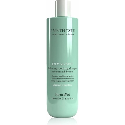 FarmaVita Amethyste Advance Divalent upokojujúci šampón na suché končeky vlasov 250 ml
