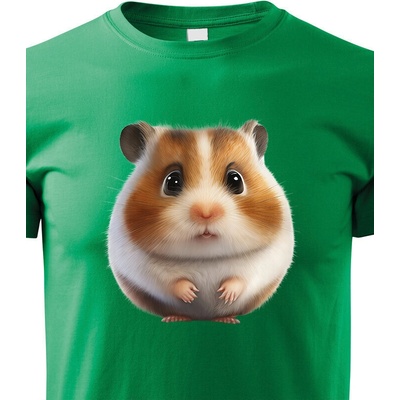 Dětské triko Křeček zelená