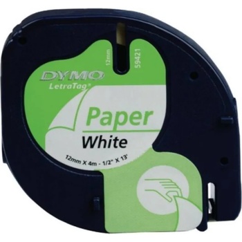 Image 1 of DYMO Letratag DY91200 12 мм лента, бяла хартия (S0721510)