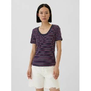 GAP Тениска с ребра GAP GAP | Sin | ЖЕНИ | XXS - zoot - 47,64 лв